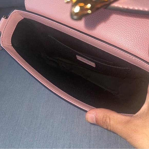 Pink🔥Versace Saddle bag Crossbody Shoulder bag satchel purse La Medusa bag - Picture 14 of 16